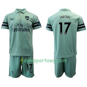 Koszulka Arsenal Iwobi 17 Dziecięcy Trzeci Koszulki Piłkarskie 2018-2019 Krótki Rękaw